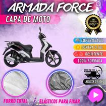 Capa para Moto DAFRA CITYCLASS 200i 100% Forrada Forro Total Armada Force 100% Impermeável Forro Total Protege Sol Chuva Lona Proteção Automotiva