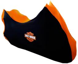 Capa Para Moto DualColor Harley Davidson Tam. GGG Baú (permeavel)