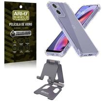 Capa Para Moto G55 + Suporte Mesa + Pel