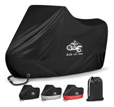 Capa Para Moto Impermeável Térmica Uv - Sol E Preto-G