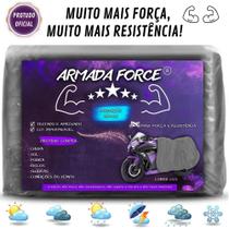 Capa Para Moto Tamanho M Sem Forro 100% Impermeável Armada Force