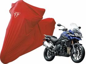 Capa Para Moto Triumph Tiger 1200 Tecido De Luxo Reforçado