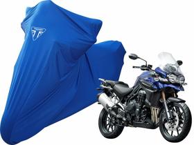 Capa Para Moto Triumph Tiger 1200 Tecido De Luxo Reforçado