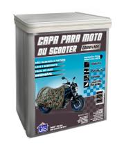 Capa para Moto Vinil Camuflada Plast Leo 530 Tamanho Único Capa para Moto Vinil Camuflada Plast Leo 530 Tamanho Único