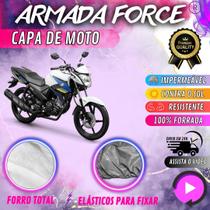 Capa para Moto YAMAHA FAZER 150 100% Forrada Forro Total Armada Force 100% Impermeável Forro Total Protege Sol Chuva Poeira Lona Proteção Automotiva