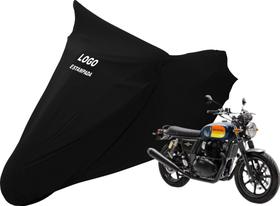 Capa Para Motocicleta Com Logo Royal Enfield Interceptor 650