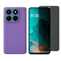 Capa Para Motorola Moto Edge 60 Fusion + Pelicula Privacy