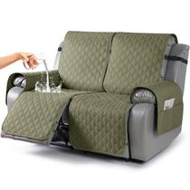 Capa para móveis: capa de poltrona impermeável TAOCOCO, 2 lugares, cinza, verde Capa para móveis: capa de poltrona impermeável TAOCOCO, 2 lugares, cinza, verde