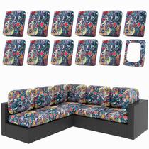 Capa para Móveis hyha 12 Peças para Almofadas de Pátio Estampa Paisley Capa para Móveis hyha 12 Peças para Almofadas de Pátio Estampa Paisley