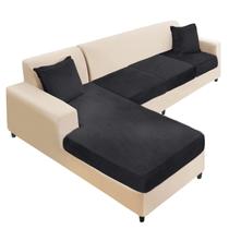 Capa para móveis NAISI Velvet Stretch L-Shape Slipcover Capa para móveis NAISI Velvet Stretch L-Shape Slipcover