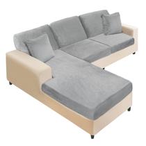 Capa para móveis NAISI Velvet Stretch L-Shape Slipcover