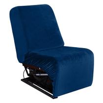 Capa para móveis ULTICOR de 7 peças em forma de L Velvet Navy Capa para móveis ULTICOR de 7 peças em forma de L Velvet Navy