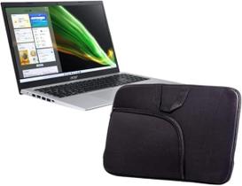 Capa para Notebook 15.6 Polegadas, Resistente à Água, Leve (150g), com Alça e Bolso Frontal, Case Protetora Slim para Tr