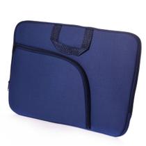 Capa Para Notebook luva Prime 15.6 Polegadas Com Bolso E Alça De Mão. AZUL