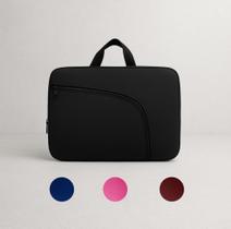 Capa Para Notebook luva Prime 15.6 Polegadas Com Bolso e Alça De Mão cor Preta