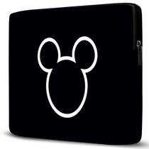 Capa para Notebook Mickey Com Bolso Preto - Isoprene