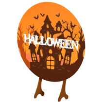 Capa Para Painel 1,5 Halloween Helanca Premium Veste Fácil