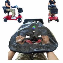 Capa para Painel de Controle de Scooter de Mobilidade 48x38x22 cm Compatível com Scooters de 3 e 4 Rodas, PVC Transparente Resistente com Punhos Elásticos, Protetor contra Chuva para Viagens ao Ar Livre e Uso de Emergência