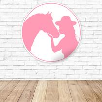 Capa para Painel Redondo Ana Castela Tecido Sublimado Veste Fácil 1,50mx1,50m Festa Aniversário Capa para Painel Redondo Ana Castela Tecido Sublimado Veste Fácil 1,50mx1,50m Festa Aniversário