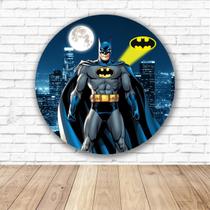 Capa para Painel Redondo Batman Tecido Sublimado 1,50m x 1,50m