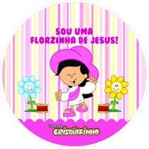 Capa para Painel Redondo Cristãozinho Tecido Sublimado Veste Fácil 1,50mx1,50m Festa Aniversário Capa para Painel Redondo Cristãozinho Tecido Sublimado Veste Fácil 1,50mx1,50m Festa Aniversário