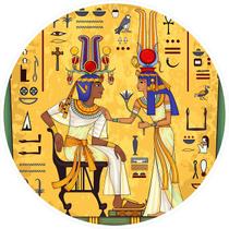 Capa para Painel Redondo Egito Tecido Sublimado 1,50m x 1,50m - Orangepaineis