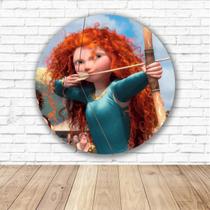 Capa para Painel Redondo Merida (Valente) Tecido Sublimado Veste Fácil 1,50mx1,50m Festa Aniversário Capa para Painel Redondo Merida (Valente) Tecido Sublimado Veste Fácil 1,50mx1,50m Festa Aniversário