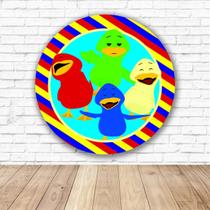 Capa para Painel Redondo Patinho Colorido Tecido Sublimado Veste Fácil 1,50mx1,50m Festa Aniversário Capa para Painel Redondo Patinho Colorido Tecido Sublimado Veste Fácil 1,50mx1,50m Festa Aniversário