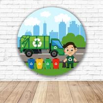 Capa para Painel Redondo Reciclagem Tecido Sublimado Veste Fácil 1,50mx1,50m Festa Aniversário Capa para Painel Redondo Reciclagem Tecido Sublimado Veste Fácil 1,50mx1,50m Festa Aniversário