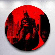 Capa para painel Super Heroi Morcego decoração festa infantil Menino tamanhos redondo mini grande