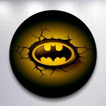 Capa para painel Super Heroi Morcego decoração festa infantil Menino tamanhos redondo mini grande