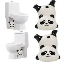 Capa para Parafuso de Vaso Sanitário Pujipu Cerâmica Panda 5 x 7,5 cm