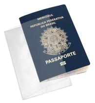 Capa para Passaporte transparente 4 unidades