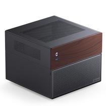 Capa para PC JONSBO N4 Black NAS Walnut Wood 8-Drive Bay Micro ATX
