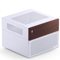 Capa para PC JONSBO N4 White NAS Walnut Wood 8-Drive Bay Micro ATX Capa para PC JONSBO N4 White NAS Walnut Wood 8-Drive Bay Micro ATX