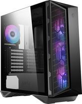 Capa para PC MSI MPG GUNGNIR 111R Mid Tower preta com 4 ventiladores