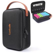 Capa para pen drive Luxtude, suporte USB de 61 slots, cinza