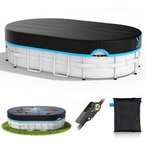 Capa para Piscina AGROAIDE 305x488 cm com Catraca Resistente