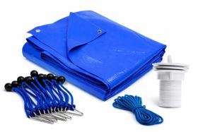 Capa Para Piscina Proteção 4,50 x 2,50 Pvc 500 Micras Alta Durabilidade Capa Para Piscina Proteção 4,50 x 2,50 Pvc 500 Micras Alta Durabilidade