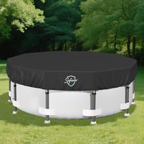 Capa para piscina Safana redonda de 15 pés 420D durável e resistente aos raios UV Capa para piscina Safana redonda de 15 pés 420D durável e resistente aos raios UV