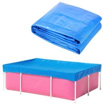 Capa para Piscina YEXEXINM 213x152x61 cm Impermeável Rosa