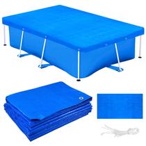 Capa para piscina YEXEXINM 450 x 220 cm retangular reforçada