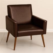 Capa para Poltrona decorativa Sala Nina Malha Acetinada com Brilho Diversas Cores