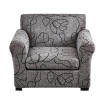 Capa para poltrona KRFOONN de 2 peças, elástica, estampada Capa para poltrona KRFOONN de 2 peças, elástica, estampada