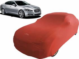 Capa Para Proteger Pintura Carro Jaguar Xf Cor Vermelha