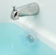 Capa para ralo de transbordo para banheira SlipX Solutions Bottomless Bath