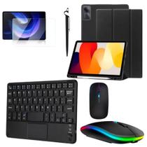 Capa Para Redmi Xiaomi Pad Se 11+ Teclado+ Pelicula +mouse + Caneta Capa Para Redmi Xiaomi Pad Se 11+ Teclado+ Pelicula +mouse + Caneta