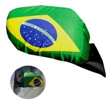Capa Para Retrovisor Máscara Carro Brasil Copa Mundo