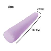 Capa para Rolo de Cabeceira King 190x20cm Lilás Arrumadinho Enxovais