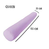 Capa para Rolo de Cabeceira Queen 155x20cm Lilás Arrumadinho Enxovais